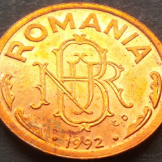 Moneda 1 LEU - ROMANIA, anul 1992 *cod 421 B