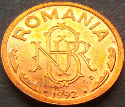 Moneda 1 LEU - ROMANIA, anul 1992 *cod 421 B foto