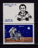 Cumpara ieftin ✅RO 1971 LP 758 &quot;Misiunea spatiala Apollo 14 - posta aeriana &quot;, serie cu una din viniete ( poate diferi ! ) ,MNH