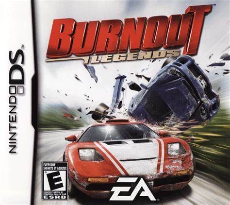 Joc BURNOUT LEGEBDS NINTENDO Nintendo DS DSI 3DS 3DS XL Lite retro colectie