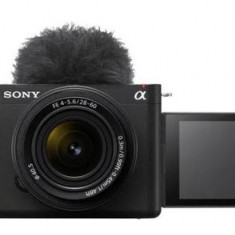 Kit Aparat foto Mirrorless Sony Alpha ZV-E1, Bionz XR, unitate AI, 4K, Full Frame + Obiectiv FE 28-60mm F4-5.6 (Negru)