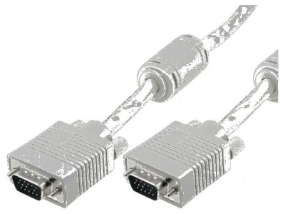 Cablu D-Sub 15pin HD, mufe gri, 5m foto