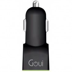 Incarcator Auto USB Goui Duo +D, Quick Charge 3.0 + PD, 36W, 1 X USB - 1 x USB Type-C, Negru G-CARPD36W-K