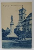 CAREI , MONUMENTUL LUI LAJOS KOSSUTH , CARTE POSTALA ILUSTRATA , PERIOADA INTERBELICA