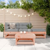 vidaXL Set mobilier relaxare grădină, 4 piese, lemn masiv Douglas