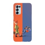 Husa compatibila cu Oppo A52, Viceversa, model Nicks trap Zootopia, Silicon, TPU, Transparent, Carcasa