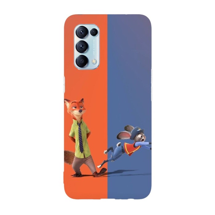 Husa compatibila cu Oppo A76, Viceversa, model Nicks trap Zootopia, Silicon, TPU