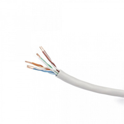 Cablu Gembird UTP stranded cable, cat. 5e, AWG 24, CCA, 305m, gray foto