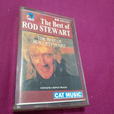 CASETA AUDIO RED STEWART-THE BEST OF RARA!!!ORIGINALA foto