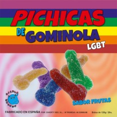 PRIDE - GUMMY PENIS FRUITS WITH SUGAR LGBT foto