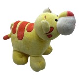 Tigru Plus Copii, 30 cm, Antialergic, Catifelat, Multicolor, Jucarie Plus Baieti, Fete, Bebelusi, 0-12 ani, Poliester