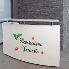 Sticker decorativ Sarbatori Fericite 2 foto