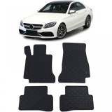Set Premium de Covorase din Cauciuc Negru pentru Mercedes C-Class W205 S205 14-22 Performance AutoTuning