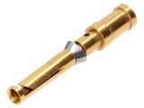Pin mamă cupru aurit 2,5mm2 14AWG crimpat