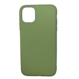 Husa silicon soft-touch compatibila cu Apple IPhone 11, Verde, ALC MOBILE