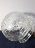 Abajur vechi - Glob de sticla cu filet pentru lustre, aplice sau veioze