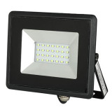 Reflector LED, 20 W, IP65, aluminiu, lumina verde, Negru, General