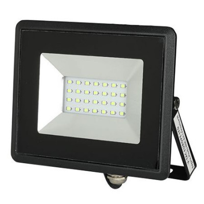 Reflector LED, 20 W, IP65, aluminiu, lumina verde, Negru foto