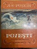 Povesti de A. S. PUSKIN , ilustrator IV. BRUNI , in romaneste de ADRIAN MANIU 1980