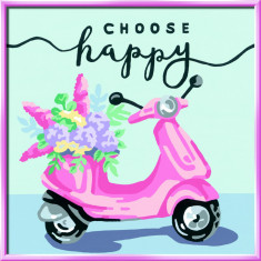 Pictura Pe Numere - Scuter Choose Happy