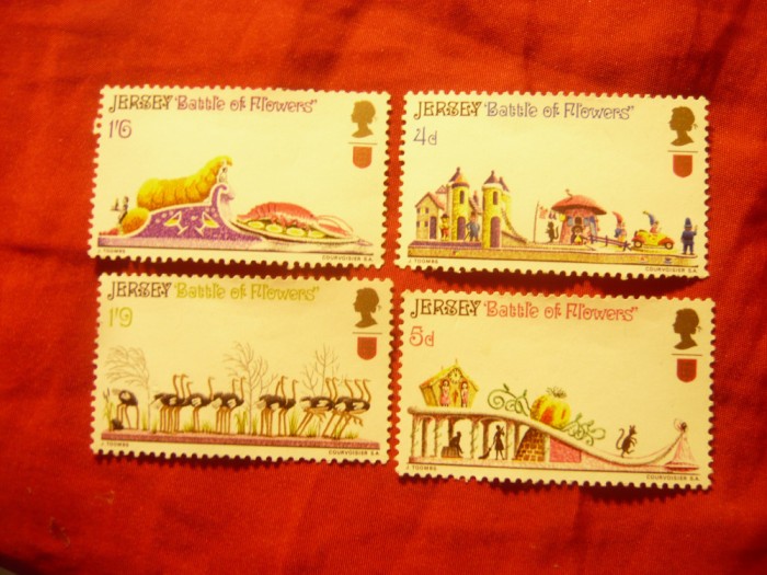 Serie Jersey 1970 - Festivalul Florilor , 4 valori
