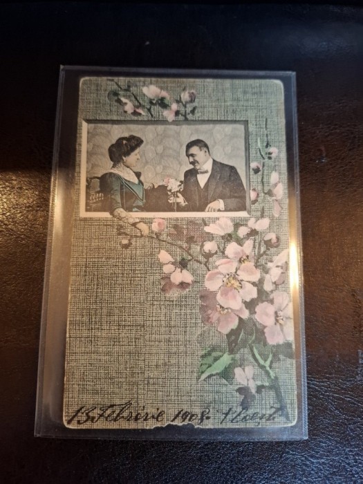 Carte postala din anul 1908 - (circulata)
