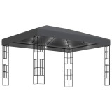 Cumpara ieftin Pavilion cu sir de lumini LED, antracit, 3x4 m