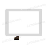 Touchscreen Universal 8 inch, 3YTG-G80022-F 1, Alb - Display Tableta, Geam Sticla