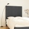 vidaXL Tăblie de pat pentru perete, gri, 127,5x3x110 cm lemn masiv pin 824940