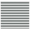 VidaXL Jaluzea tip zebra gri &icirc;nchis lățime țesătură 150,9 cm poliester
