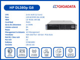 HP DL380p G8 2x E5-2630 128GB P420i 1.8TB 2x PS 6 Luni Garantie