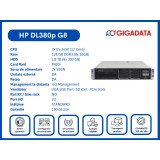 HP DL380p G8 2x E5-2630 128GB P420i 1.8TB 2x PS 6 Luni Garantie