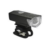 Lampa frontala LED pentru bicicleta, reincarcabila, cablu alimentare USB, negru, Oem