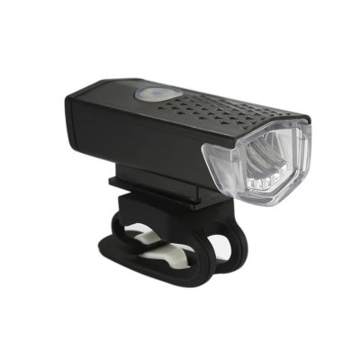 Lampa frontala LED pentru bicicleta, reincarcabila, cablu alimentare USB, negru foto