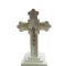 Lumanare Decorativa cu LED, Model Isus Pe Cruce, Culoare Alb,18cm, Functionare