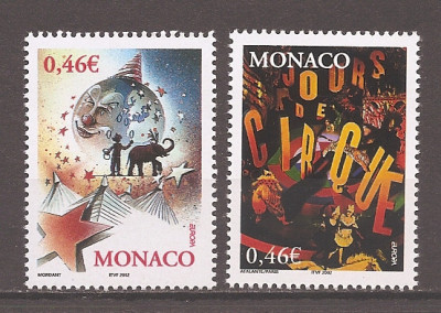 Monaco 2002 - EUROPA CEPT - Circul, MNH foto