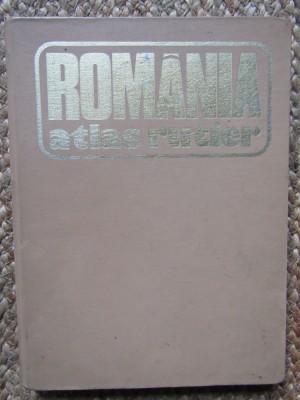 ROMANIA , ATLAS RUTIER , 1981 foto