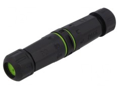 Conector fibra optica SC cablu 2 piste drept foto