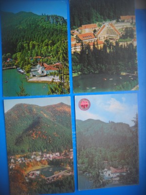 HOPCT LOT 3747 -4 CARTI POSTALE-BAILE TUSNAD -JUD HARGHITA-CIRCULATE foto
