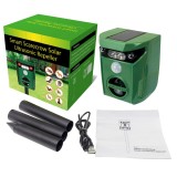 Cumpara ieftin Aparat ultrasunete anti pisici caini vulpi si ursi Birai AR01 cu senzor de miscare 110&deg; 2 moduri de functionare incarcare solara LED intermitent acope