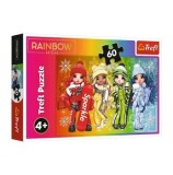 Cumpara ieftin Puzzle Trefl Rainbow High - Papusile Jucause, 60 piese