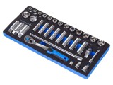 Set chei tubulare H&Ouml;GERT TECHNIK 3/8, 33 piese