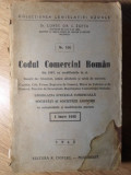 CODUL COMERCIAL ROMAN DIN 1887, CU MODIFICARI LA ZI-CONST. GR. C. ZOTTA