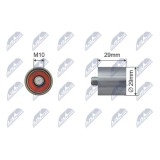Rola intinzator curea transmisie Audi A1, A3, A4 16, A6, Tt 14, Seat Alhambra, Altea, Ibiza, Cordoba, Exeo, Leon, Toledo, Skoda Octavia I, 2, Superb
