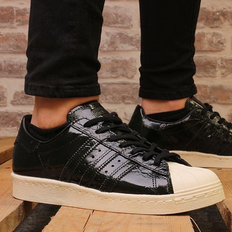 Adidasi dama Adidas Superstar 80's, culoare negru, marimea 38, Piele  naturala | Okazii.ro