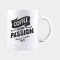 Cana alba personalizata COFFEE IS MY PASSION, INOVATIX&reg;. 330ml