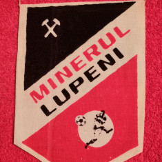 Fanion fotbal - "MINERUL" LUPENI