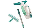 Aspirator pentru geamuri Leifheit cu mop si tija 43 cm, acumulator