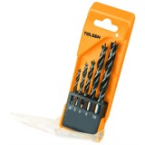 Cumpara ieftin Set de 5 burghie pentru lemn 4-10 mm (Industrial)