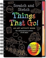 Scratch &amp;amp; Sketch Things That Go: An Art Activity Book for Adventurous Artists of All Ages foto